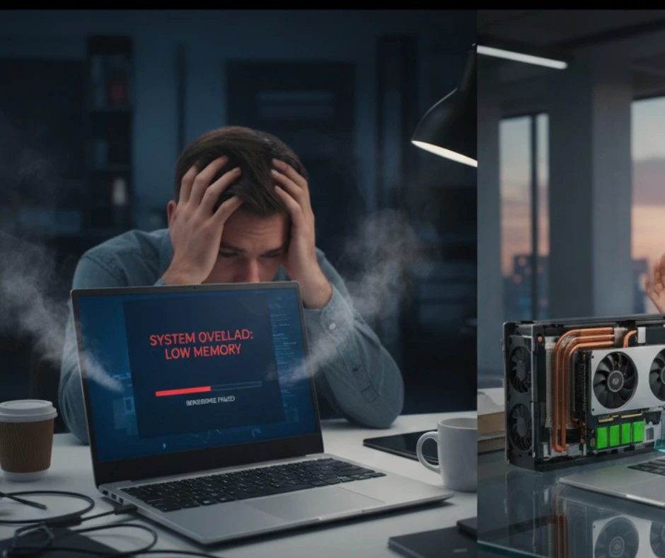 Se o seu notebook "gamer" trava no render, o problema não é o software.